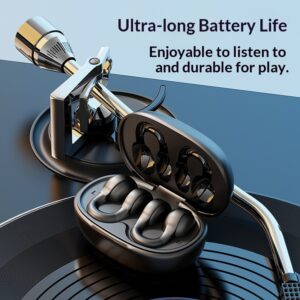 Fone Bluetooth Open-Ear — Auricular Sem Fio Confortável