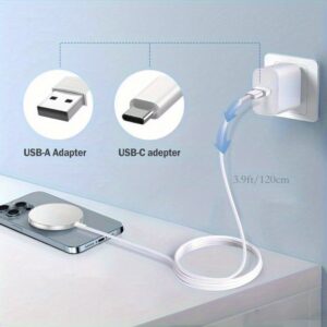 Carregador Wireless Magnético — 15W Ultra Fino
