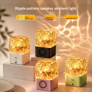 Mini Caixa de Som LED — Speaker com Luzes Coloridas