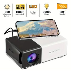 Mini Projetor Portátil — Cinema em Casa